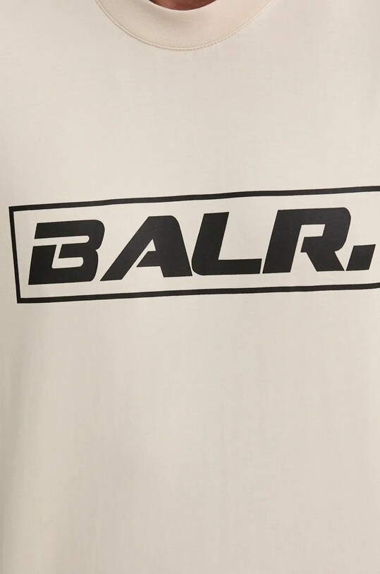 Bavlněné tričko BALR. The Club béžová B1112.1266