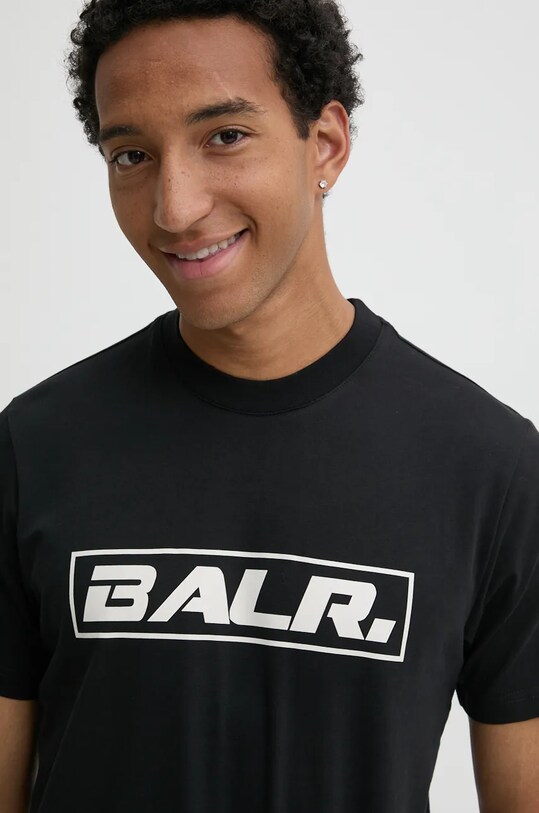 Бавовняна футболка BALR. The Club чорний B1112.1266