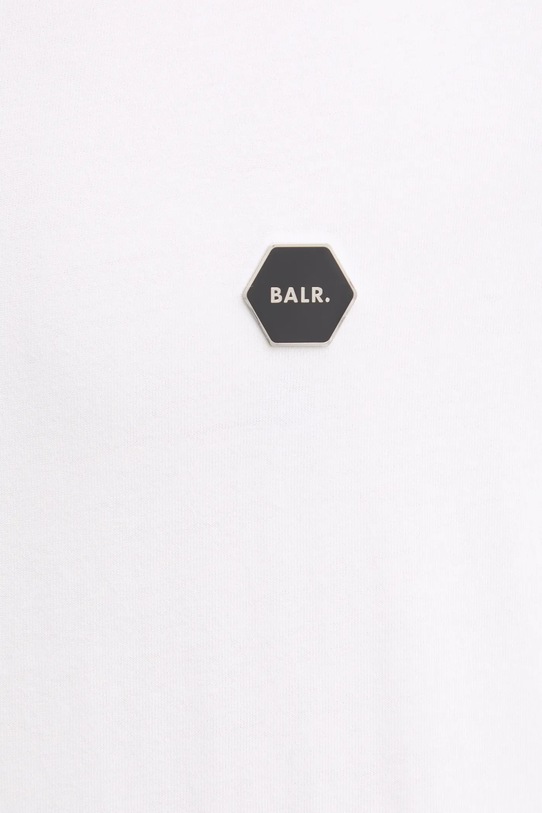 Pamučna majica BALR. Hexline B1112.1255 bijela
