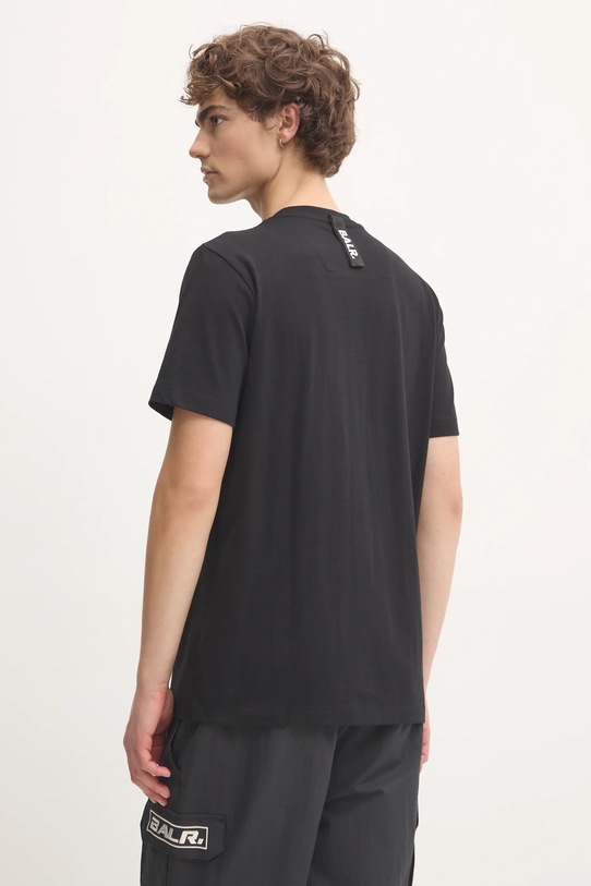 Одежда Хлопковая футболка BALR. Hexline B1112.1255 чёрный