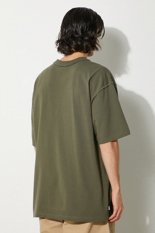 Îmbrăcăminte Vans tricou din bumbac Premium Classics LX Vans Clash VN000HQ7KCZ1 verde