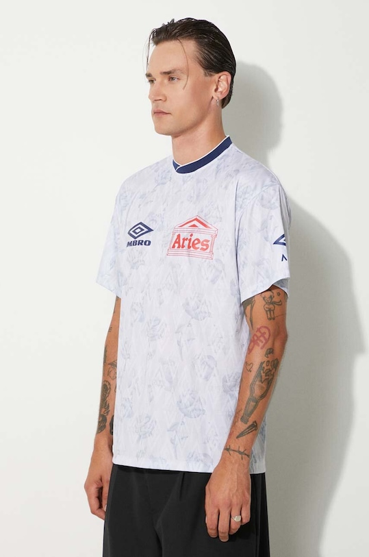 Majica kratkih rukava Aries Aries x Umbro White Roses SS Football Jersey bijela UM60000.03