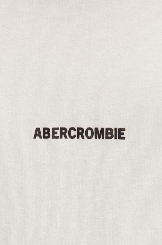 Bombažna kratka majica Abercrombie & Fitch KI123.1036.110 siva