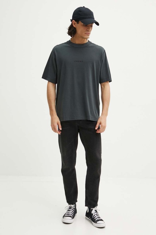 Abercrombie & Fitch tricou din bumbac KI123.1037.130 verde AW24