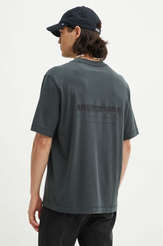 Îmbrăcăminte Abercrombie & Fitch tricou din bumbac KI123.1037.130 verde