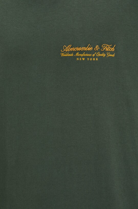 Abercrombie & Fitch tricou din bumbac KI123.4149.300 verde