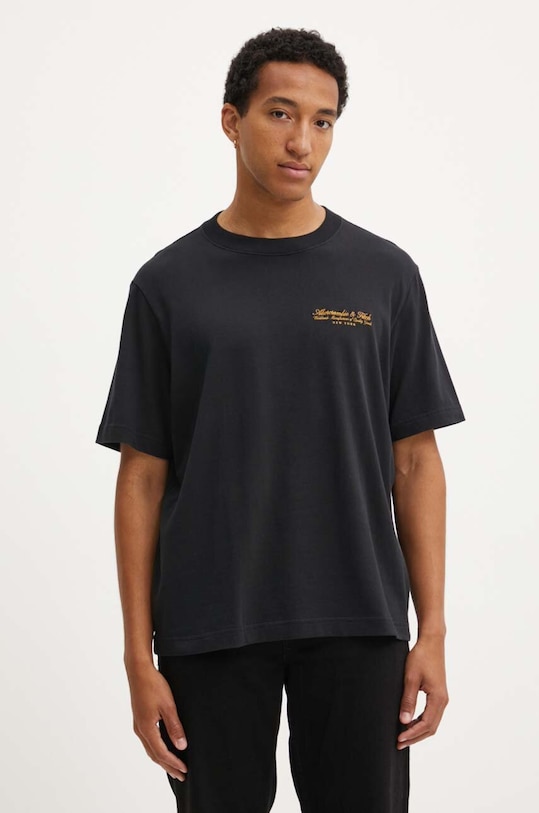 Abercrombie & Fitch tricou din bumbac imprimeu negru KI123.4149.900