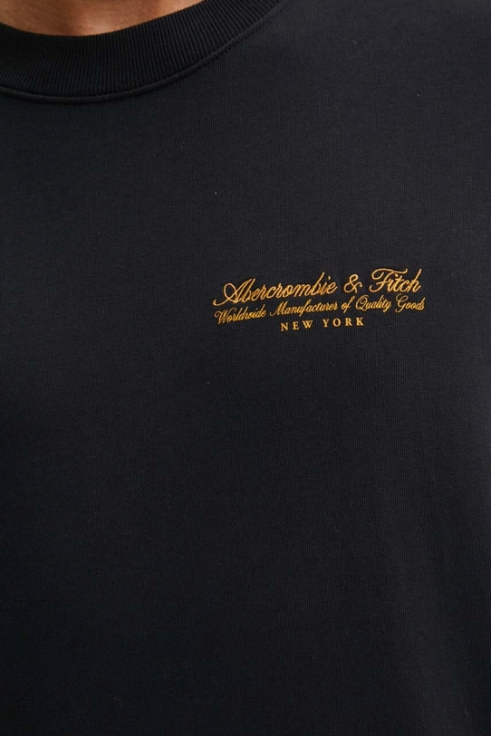 Abercrombie & Fitch t-shirt bawełniany KI123.4149.900 czarny