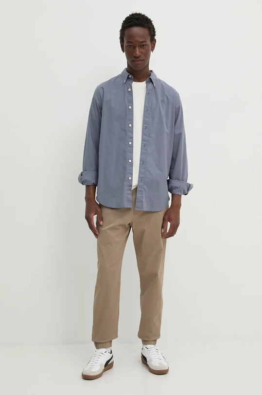 Abercrombie & Fitch tricou din bumbac KI123.4151.101 bej AW24