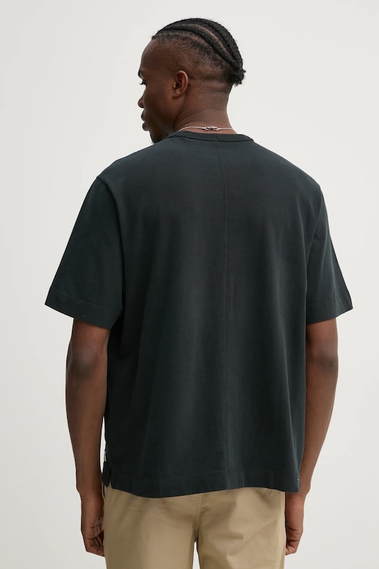 Oblečení Bavlněné tričko Abercrombie & Fitch KI124.3659.900 černá