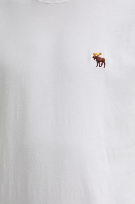 Abercrombie & Fitch tricou din bumbac 3-pack KI124.4175.100 bej