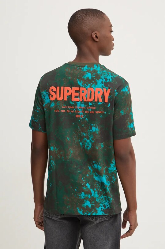 Одяг Бавовняна футболка Superdry M1012034A.B2O зелений