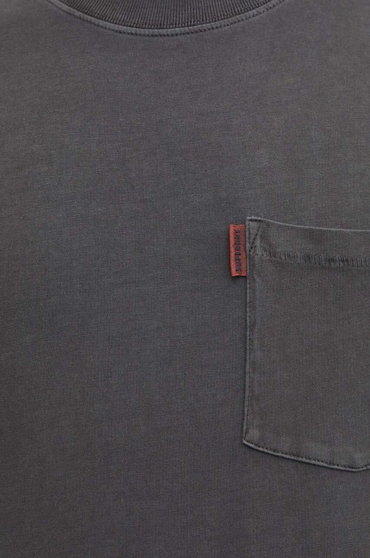 Βαμβακερό μπλουζάκι Superdry γκρί M1012037A.AFB