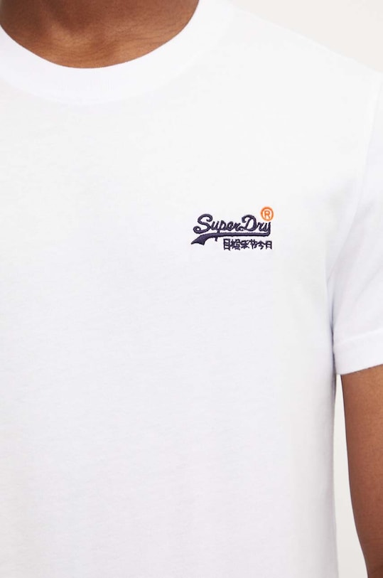 Superdry tricou din bumbac alb M1012078A.01C