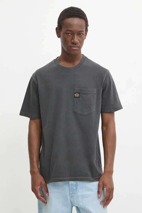 Superdry tricou din bumbac uni gri M1012079A.AFB
