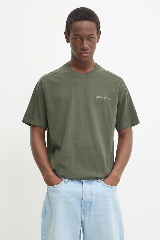 Бавовняна футболка Superdry бавовна зелений M1012083A.1IP