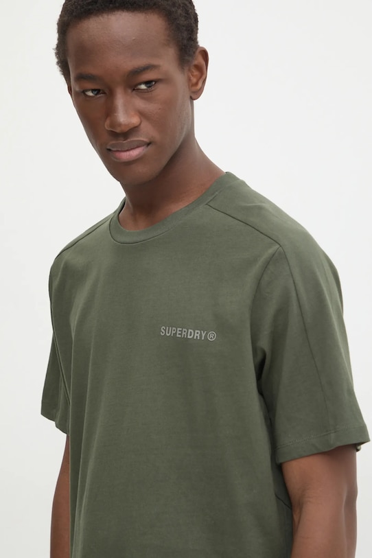 Хлопковая футболка Superdry зелёный M1012083A.1IP