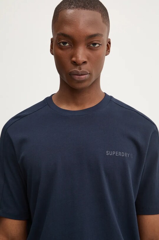 Бавовняна футболка Superdry бавовна темно-синій M1012083A.JKE