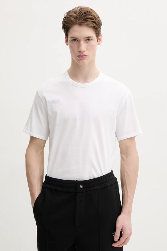 Levi's tricou din bumbac uni alb A3756