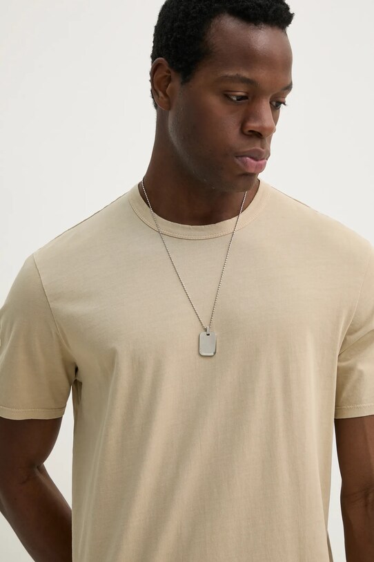 Levi's t-shirt bawełniany beżowy A3756