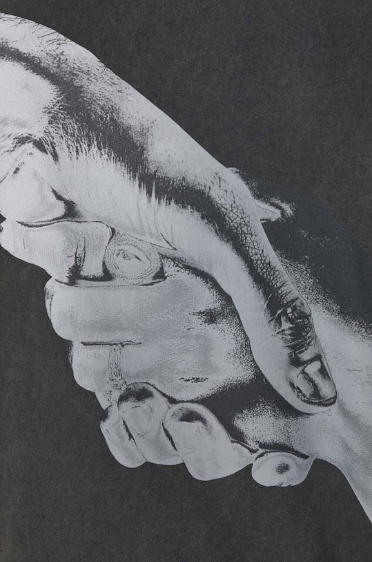 Filling Pieces t-shirt bawełniany Handshake Vintage 74413631284