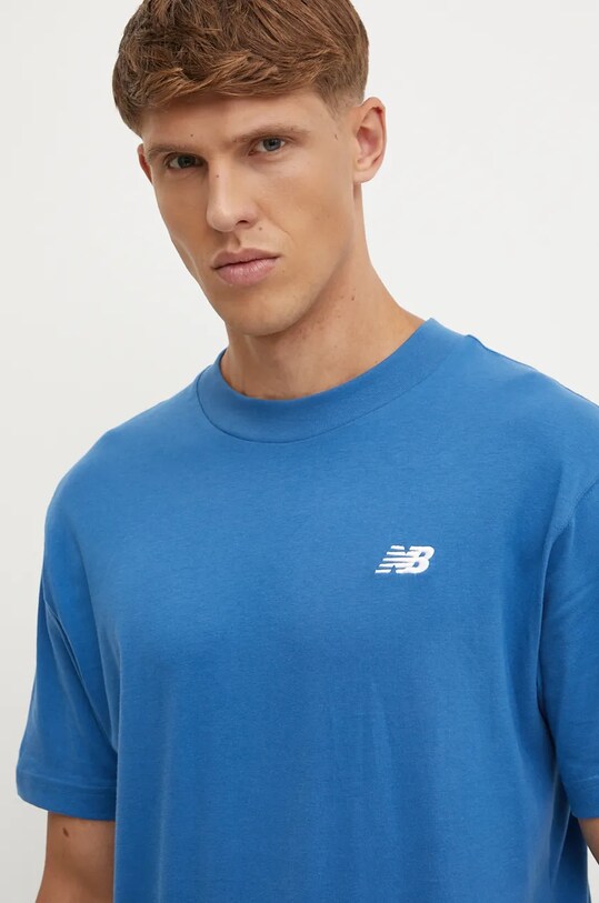 New Balance tricou albastru MT41509BEU