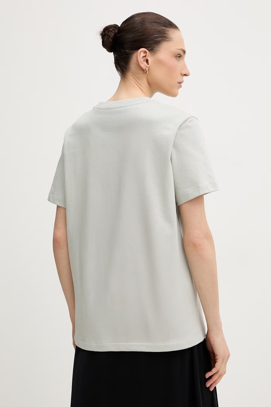 Ρούχα Βαμβακερό μπλουζάκι A.P.C. standard rue madame GOTS COHBU.M26388 πράσινο