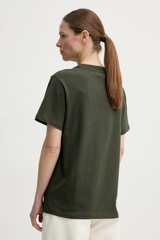 Bavlnené tričko A.P.C. standard rue madame GOTS COHBU.M26388 zelená