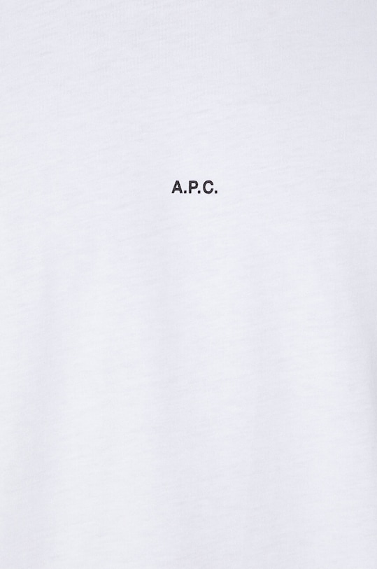 A.P.C. t-shirt bawełniany t-shirt boxy micro logo GOTS COHBW.H26386