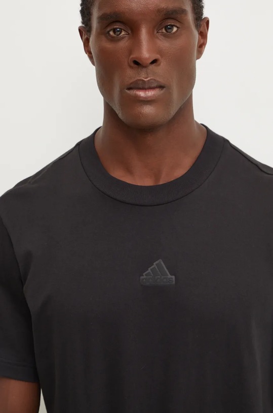 adidas tricou din bumbac Essentials IW3539 negru