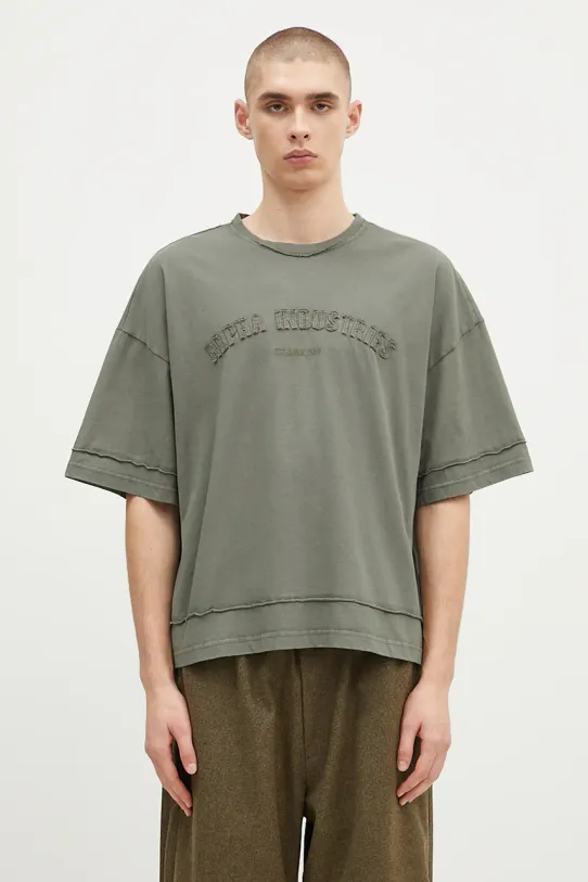 Alpha Industries tricou din bumbac Open Edge bumbac verde 148505