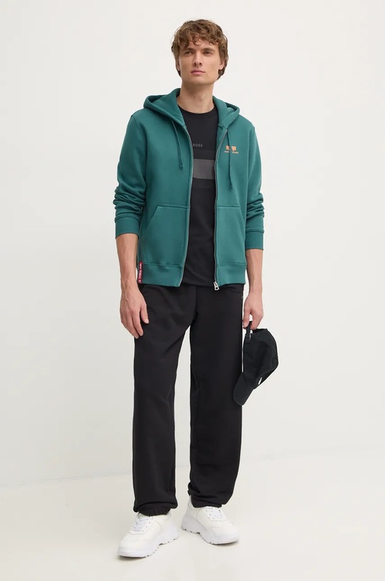 Tričko Boss Green 50525224 černá AW24