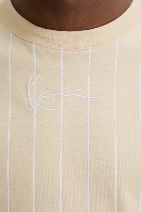 Karl Kani tricou din bumbac bej 60300090