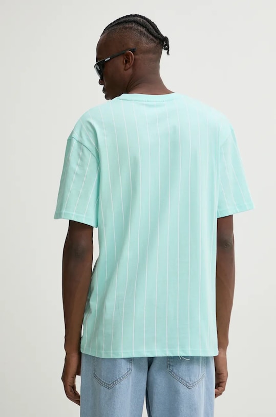 Bavlnené tričko Karl Kani tyrkysová 60300091
