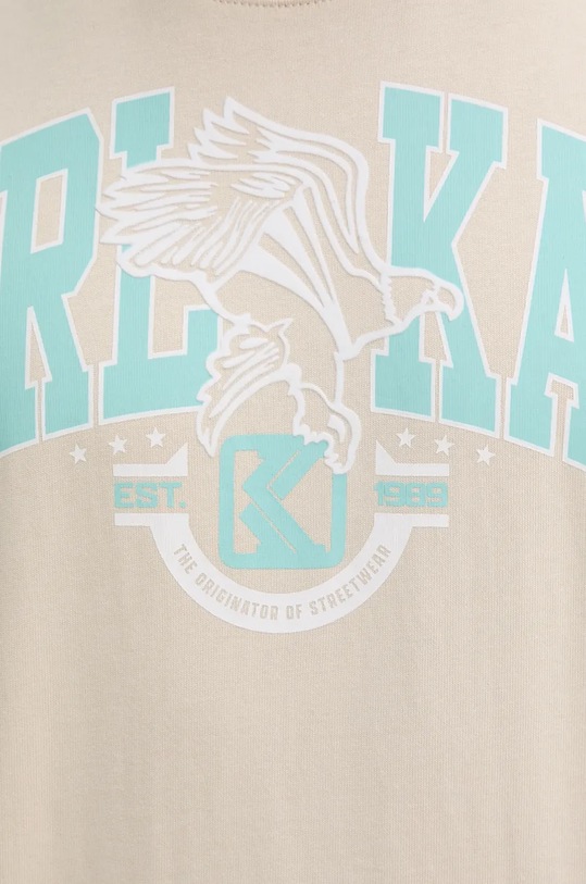 Karl Kani t-shirt bawełniany 60300105 beżowy