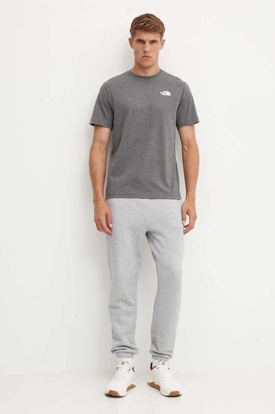 The North Face t-shirt S/S Redbox Tee NF0A87NPDYY1 szary AW24