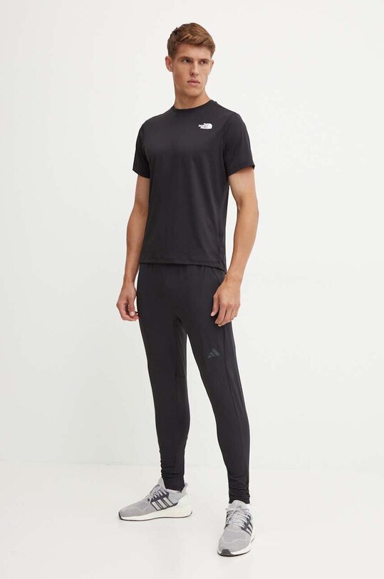 The North Face maglietta sportiva 24/7 NF0A894BJK31 nero AW24
