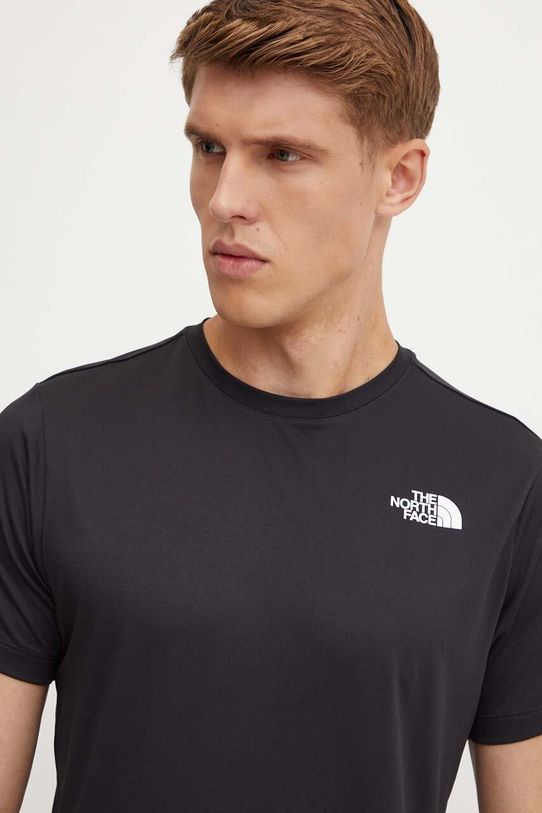 Αθλητικό μπλουζάκι The North Face 24/7 μαύρο NF0A894BJK31