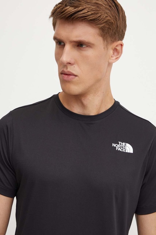 Αθλητικό μπλουζάκι The North Face 24/7 μαύρο NF0A894BJK31