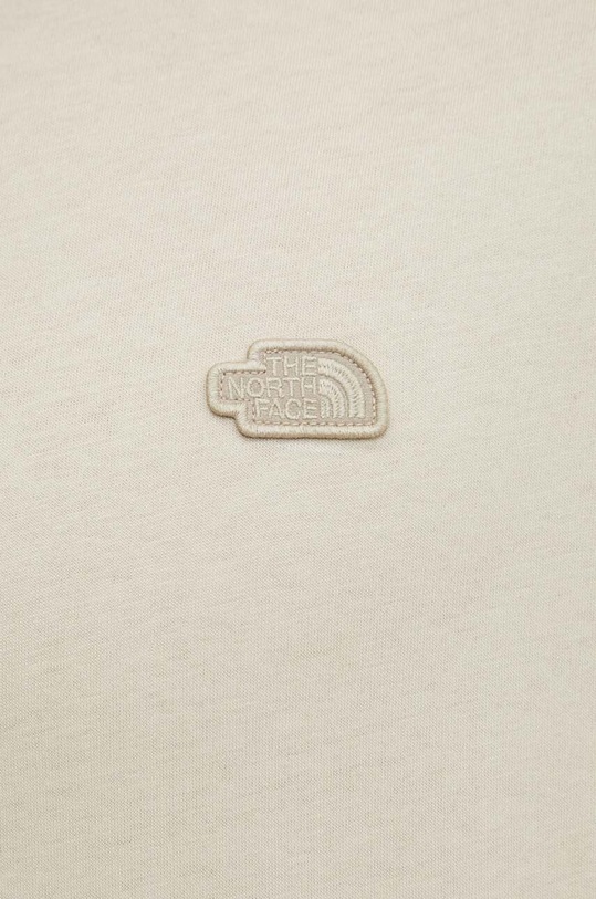 Βαμβακερό μπλουζάκι The North Face Natural Dye Tee NF0A89CX9OX1 μπεζ