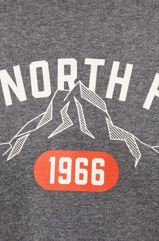 The North Face t-shirt Tee Varsity Graphic NF0A89DGDYY1 szürke