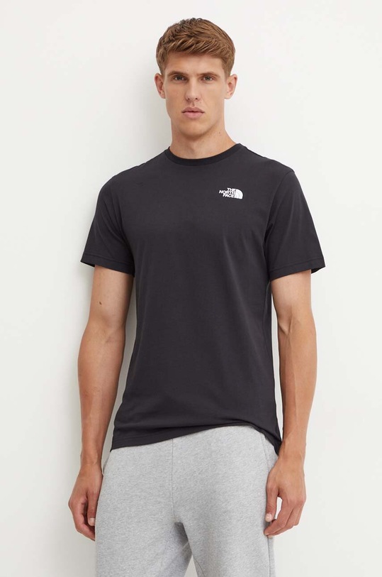 Ρούχα Βαμβακερό μπλουζάκι The North Face Vertical SS Tee NF0A89FPJK31 μαύρο