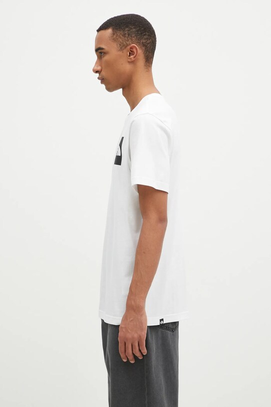 Μπλουζάκι The North Face Fine Tee NF0A8A6MFN41 λευκό AW24