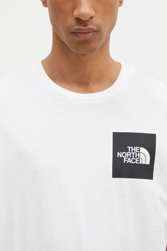 Μπλουζάκι The North Face Fine Tee λευκό NF0A8A6MFN41