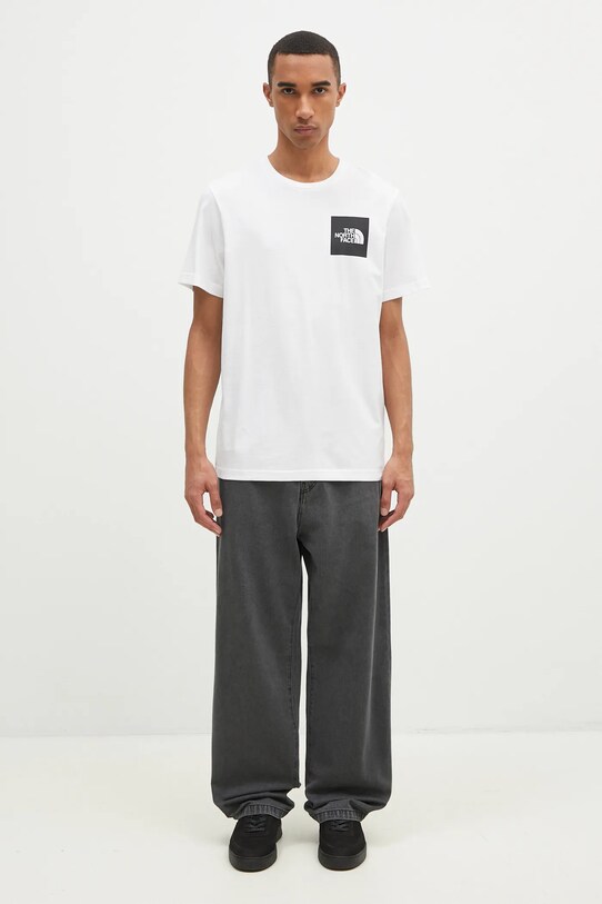 Μπλουζάκι The North Face Fine Tee NF0A8A6MFN41 λευκό