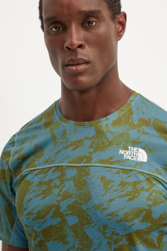 Sportovní tričko The North Face Sunriser modrá NF0A84KN4HI1