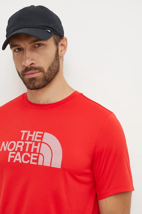 The North Face tricou sport 24/7 Easy rosu NF0A895KHCL1