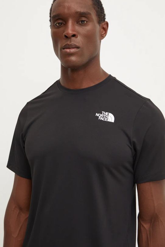 The North Face tricou sport 24/7 Redbox negru NF0A895MJK31