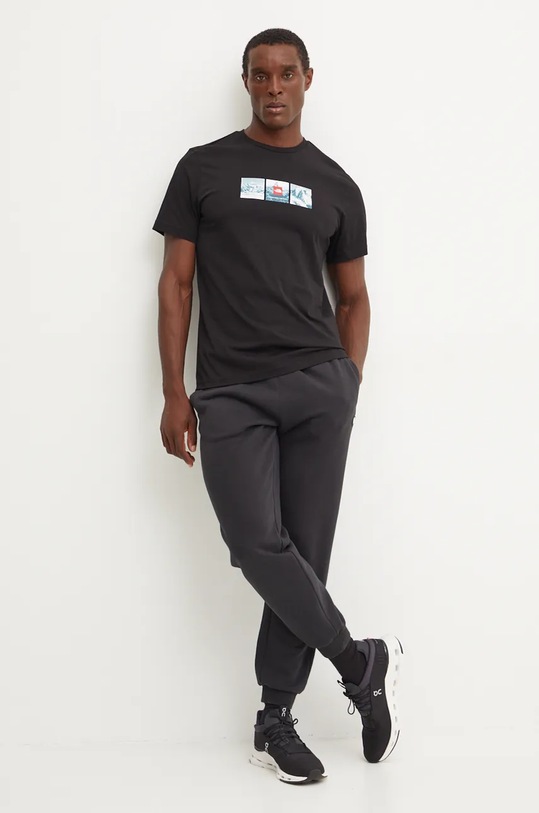 The North Face cotton t-shirt Tee Expedition System NF0A89DCJK31 black AW24
