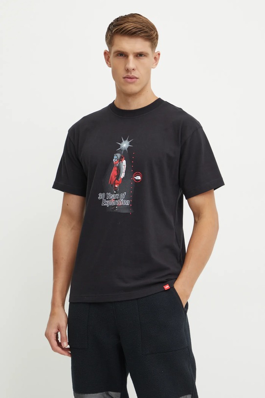 Βαμβακερό μπλουζάκι The North Face TNF x 30th Years HMLYN βαμβάκι μαύρο NF0A84GSOBQ1